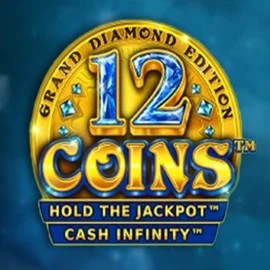 12 Coins Grand Diamond Edition slot logo by Wazdan at Crowngold Casino