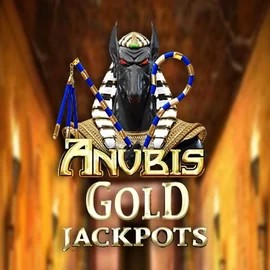 Anubis Gold Jackpots online game logo by Inspired Gaming on crowsngold.com