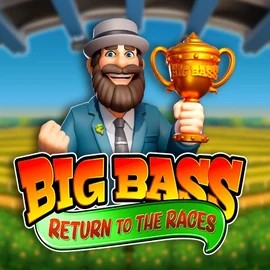 Big Bass Return to the Races by Pragmatic Play, showcased at crowsngold.com – game logo