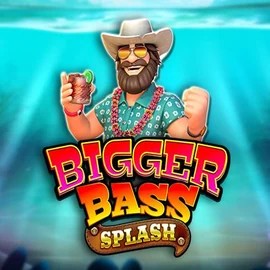Bigger Bass Splash logo by Pragmatic Play at Crowngold Casino