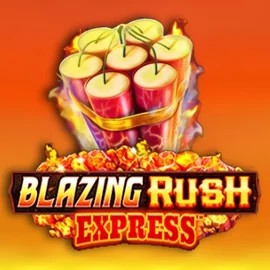 Blazing Rush Express slot logo by AreaVegas at Crowngold Casino