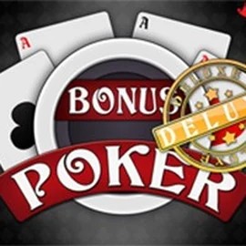 Bonus Poker Deluxe - 3 Hands slot visual from RTG (Reel Time Gaming) available on crowsngold.com