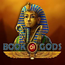 Book of Gods logo – Slots by BF Games at Crowngold Casino