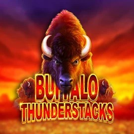 Buffalo Thunderstacks logo by Amatic Industries Crowngold Casino