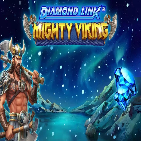 Diamond Link Mighty Viking casino game by Greentube – featured logo at Crowngold Casino