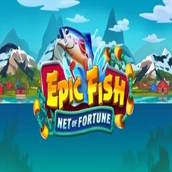 Slots logo of Epic Fish Net of Fortune from Quickspin at Crowngold Casino