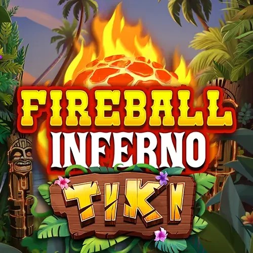 Fireball Inferno Tiki game by NetEnt – logo hosted on Crowngold Casino