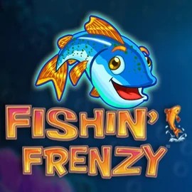 Fishin Frenzy logo by Blueprint Gaming Crowngold Casino