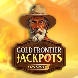 Gold Frontier Jackpots FastPot5 online game logo by Yggdrasil on crowsngold.com