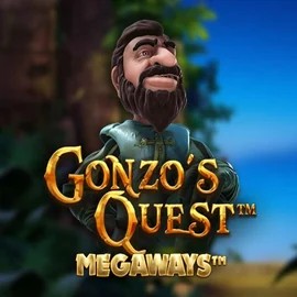 Logo of Gonzo's Quest Megaways from Red Tiger Gaming at Crowngold Casino