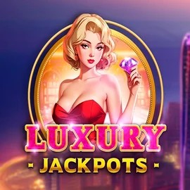 Luxury Jackpots by Triple Cherry, showcased at crowsngold.com – game logo