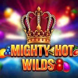 Slots logo of Mighty Hot Wilds from Inspired Gaming at Crowngold Casino