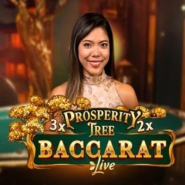 Prosperity Tree Baccarat logo – Live Casino by Evolution at Crowngold Casino