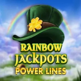 Official Jackpots logo: Rainbow Jackpots Power Lines by Red Tiger Gaming at Crowngold Casino