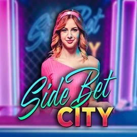 Side Bet City online game logo by Evolution on crowsngold.com