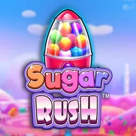 Sugar Rush logo by Pragmatic Play Crowngold Casino