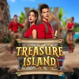 Treasure Island logo by Pragmatic Play at Crowngold Casino
